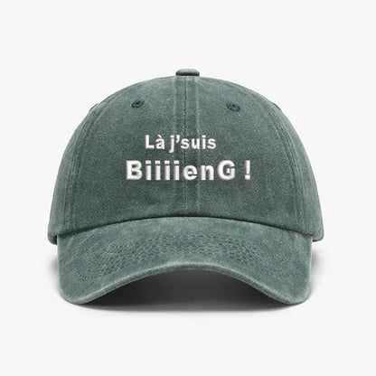 Fashion Brand Embroidery France Biiiieng Soft Men Baseball Caps
