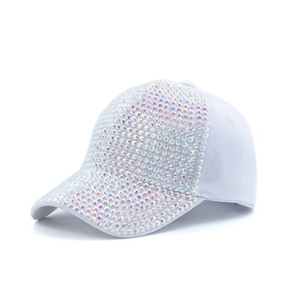 Fashion Adjustable Rhinestones Baseball Caps