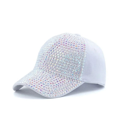 Fashion Adjustable Rhinestones Baseball Caps