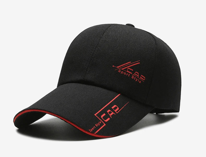 Hats Men Summer Long Brim Baseball Caps Spring Casual Outdoor Sun Fishing Hats Sunscreens Shade Caps