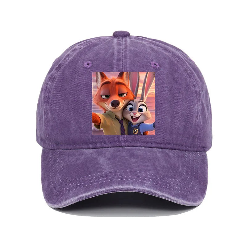 Cartoon Zootopia Three-toedSloth Baseball Cap