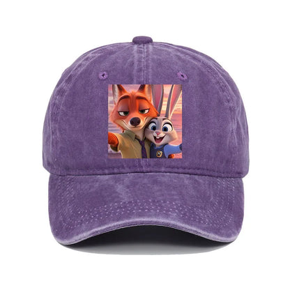 Cartoon Zootopia Three-toedSloth Baseball Cap