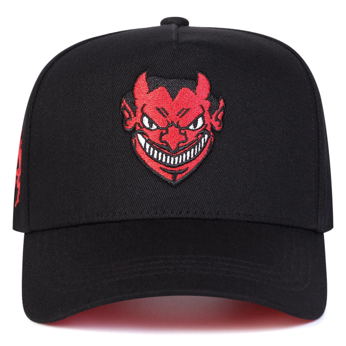 Unisex Devil Embroidery Baseball Caps Spring Autumn