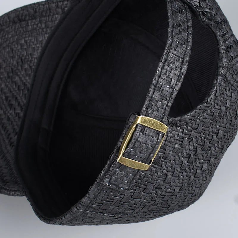 Straw Sun Hat Men Women Summer Baseball Cap