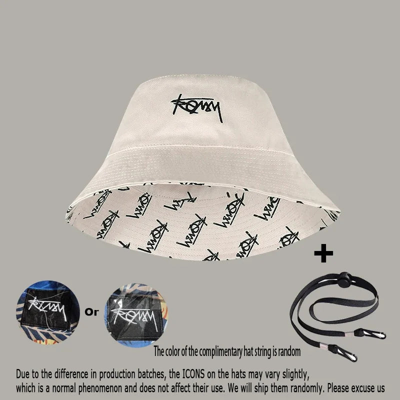 Fashion Double-sided Fisherman's Hat, Foldable Portable for Both Men Women