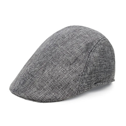 Cotton And Linen Solid Color Thin Beret Sports Hat Fashion Hat Breathable Hat