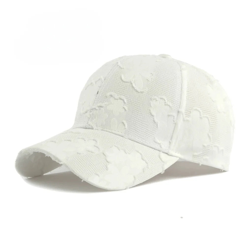 Fresh Floral Baseball Cap Women's