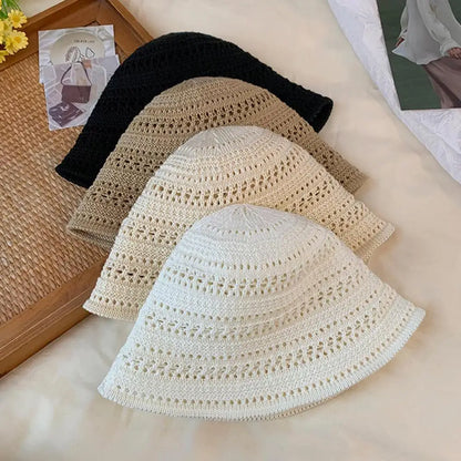 Summer Fashion Wide Brim Bucket Hat For Women