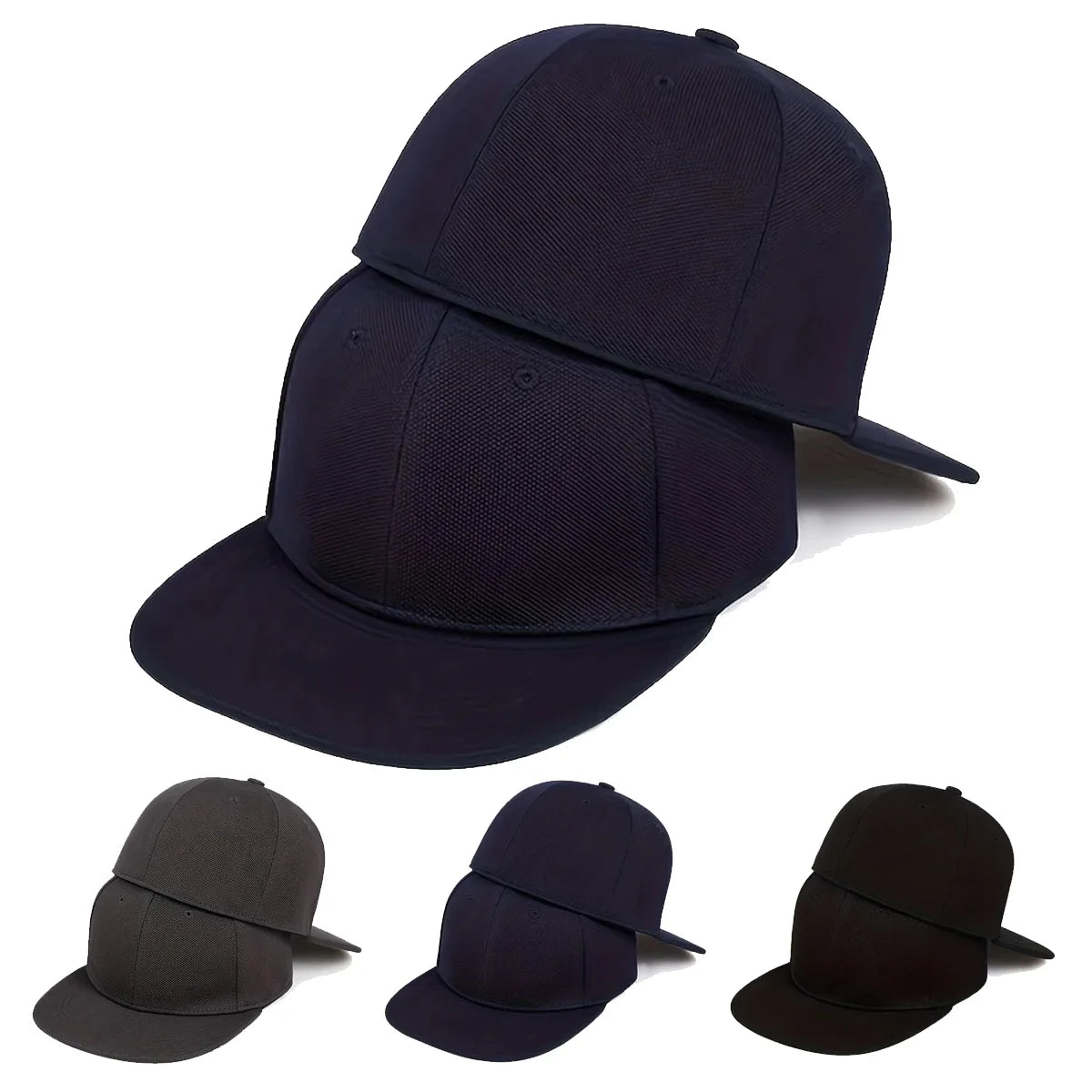 Unisex Rear Sealing Solid Color Hip-Hop Hats