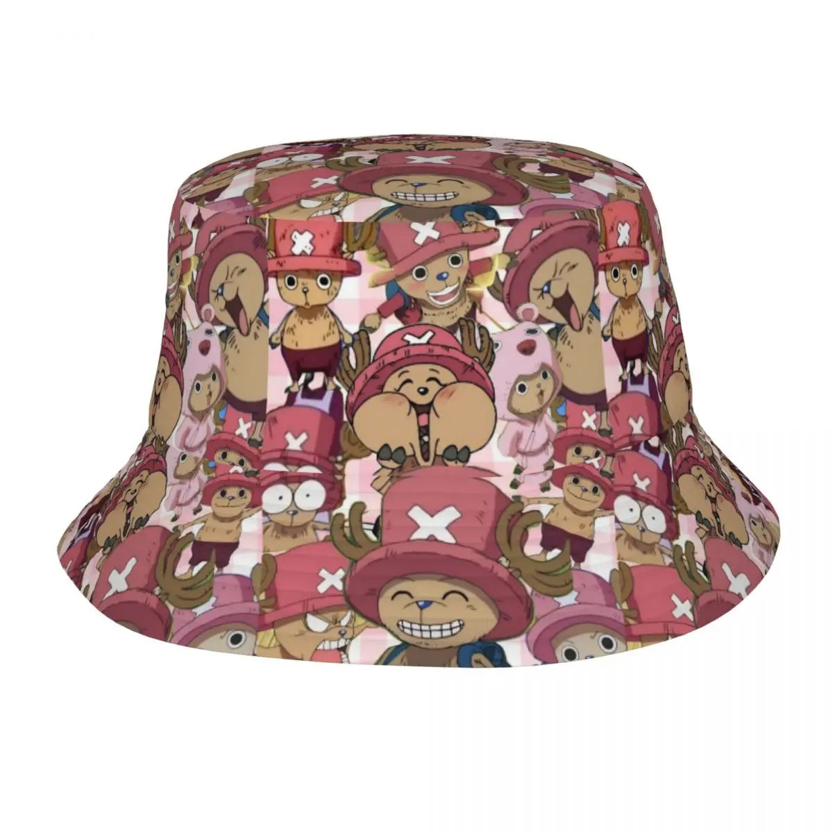 Women Men Bucket Hat Cosplay Tony Tony Chopper Spring Picnic Headwear Outdoor Fishing Fisherman Caps