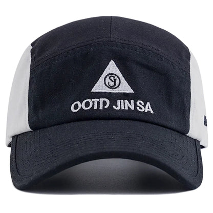 Unisex Camp Cap Fashion Happy Time Embroidery Summer Baseball Cap For Men Women