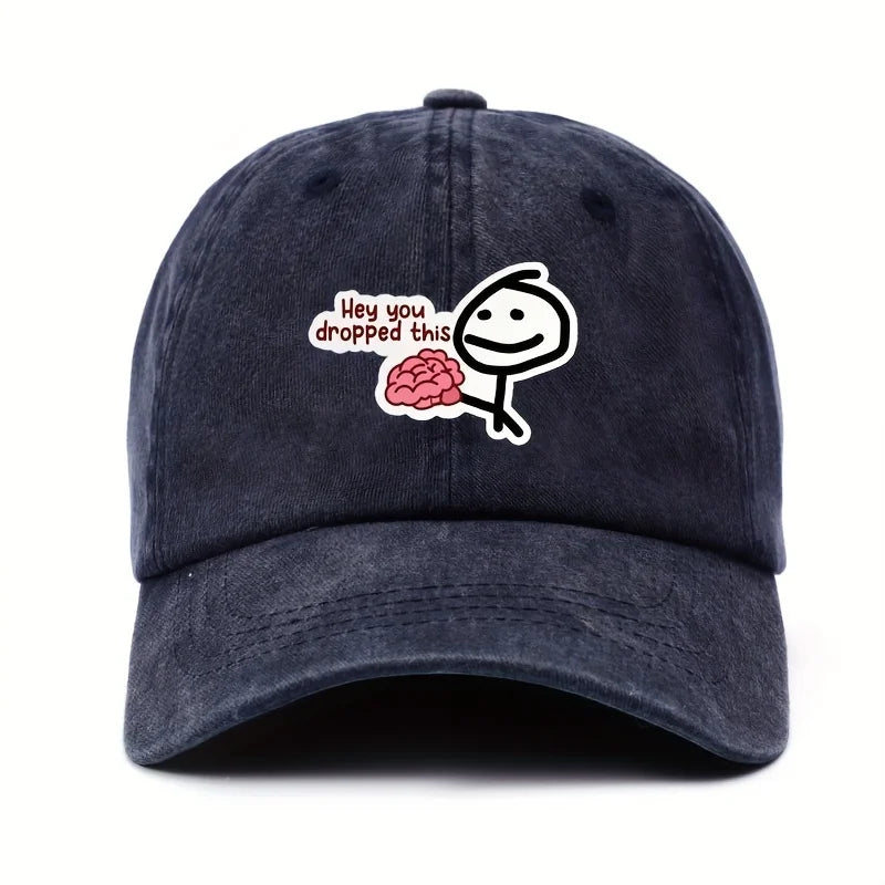 Fun Cartoon Printed Baseball Cap for both Men and Women