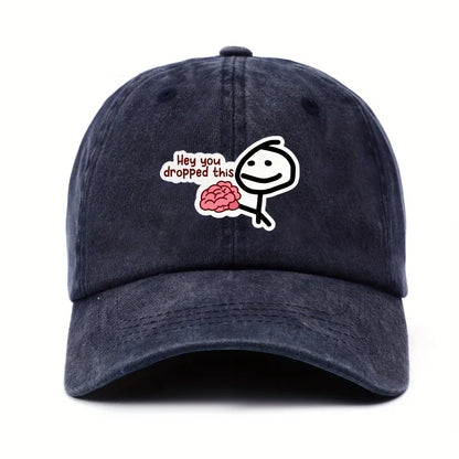 Fun Cartoon Printed Baseball Cap for both Men and Women