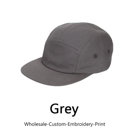 5-Panel Cotton Hat For Men And Women Baseball Hats