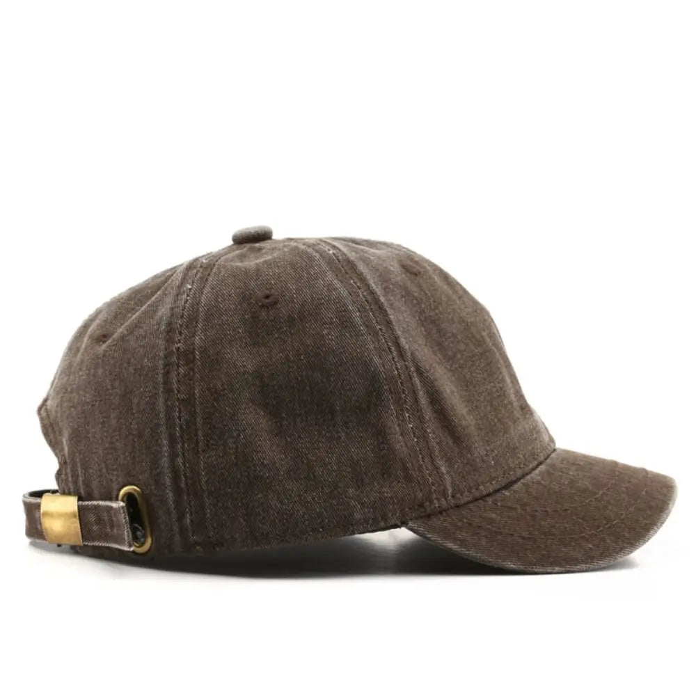Fashion Dad Hat Snapback Cap Washed Cotton Adjustable