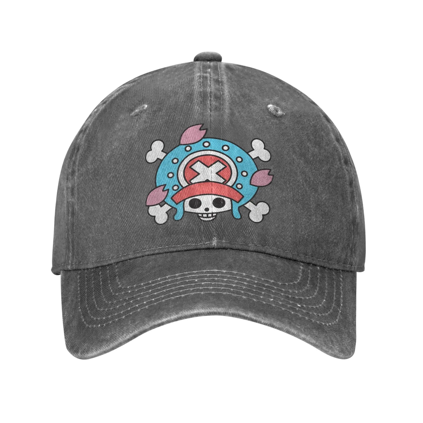Vintage Flag Chopper Ones Pieces Baseball Caps