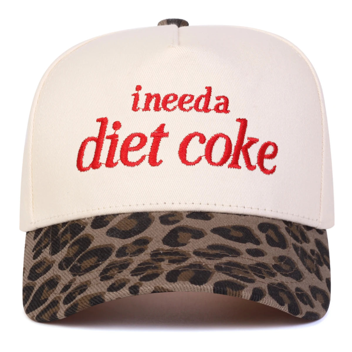 Unisex Ineed A Diet Coke Letter Embroidery Baseball Caps Spring Autumn Sports Cap