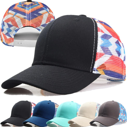 Unisex Mesh Cap Casual Color Cotton Baseball Cap For Women Men