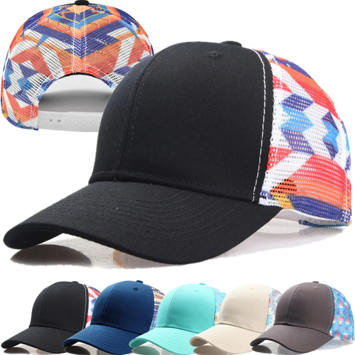 Unisex Mesh Cap Casual Color Cotton Baseball Cap For Women Men