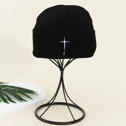 Beanie Hats Winter Knitted Cap Soft Warm Ski Hat Unisex Autumn Winter