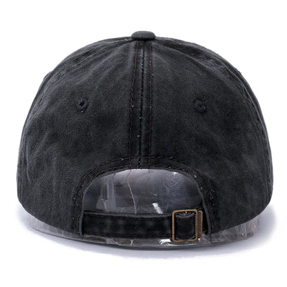 New High Quality Wash Cotton America Flag Shark Men's Baseball Cap