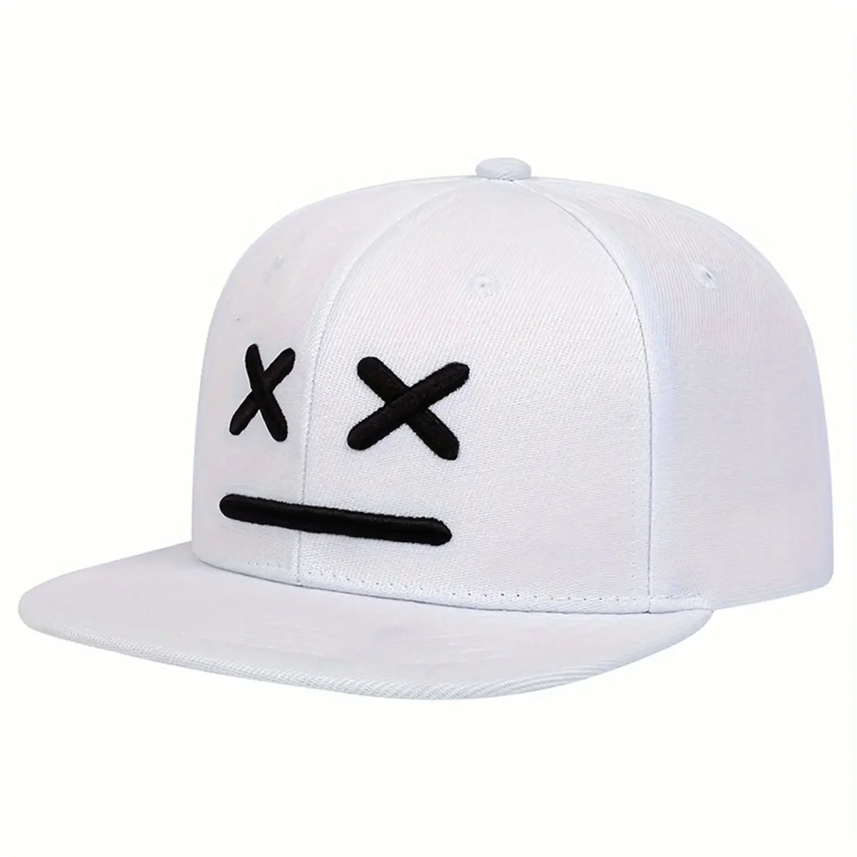 Unisex XX Smiling Face Embroidery Hip-Hop Hats