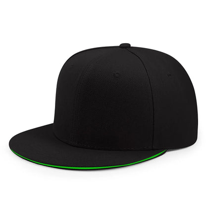 Sandwich Flat Hat Hip-hop Brim Flat Tongue Snapback Cap Men Women Fashion Hats Wholesale