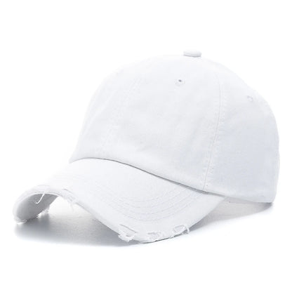 New Unisex Washed Cotton Cap High Quality Denim Plain Baseball Cap