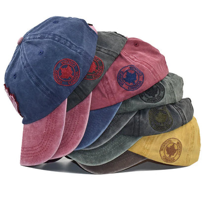 Unisex Washed Cotton Vintage Cap Canada Baseball Cap Men And Women