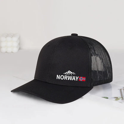 Norway Souvenir Mesh Baseball Hat