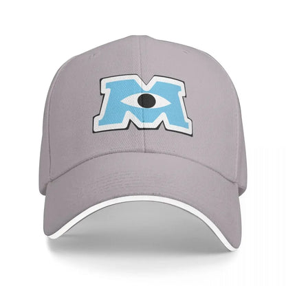 Monsters University Inc. Logo M Baseball Cap Vintage Fishing cap Women's Hats Men's