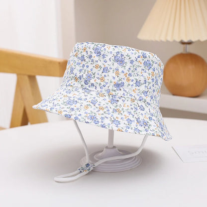 New Children Bucket Hats Panama Summer Baby Sun Hat