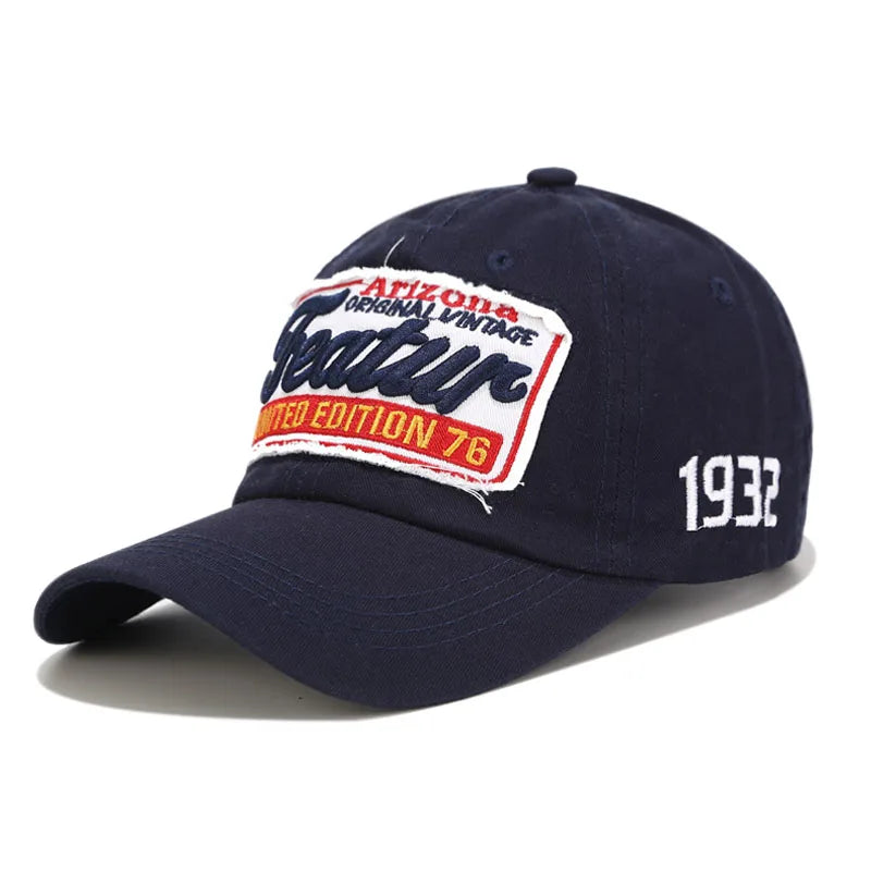 Letter Embroidery Baseball Caps For Men Women