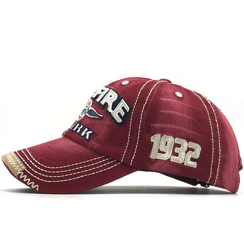 Men Women Cotton Embroidered Letter Printed Baseball Cap