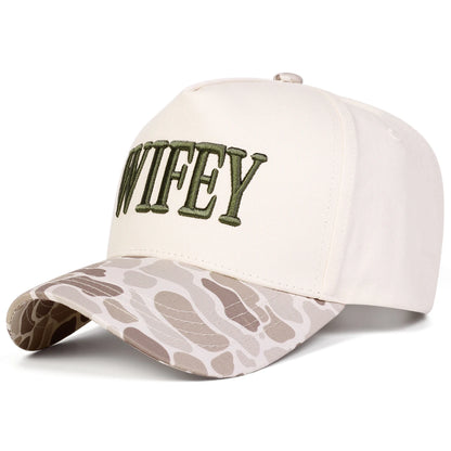 Unisex Wifey Embroidery Baseball Caps Spring Autumn