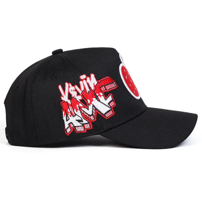 Unisex Strawberry Embroidery Baseball Caps Spring and Autumn