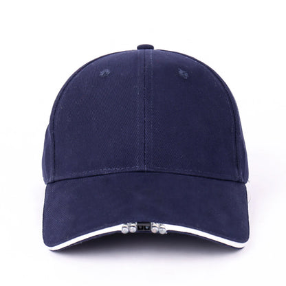 Unisex Led Baseball Cap With Led Light Adjustable
