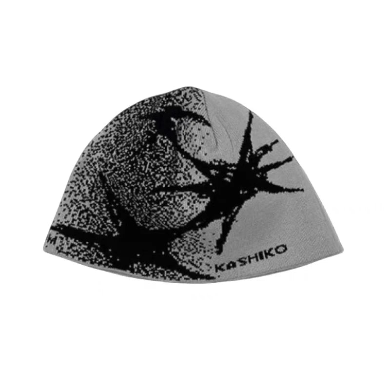 Women Hat Knitting Beanies Goth Tooth Caps Men