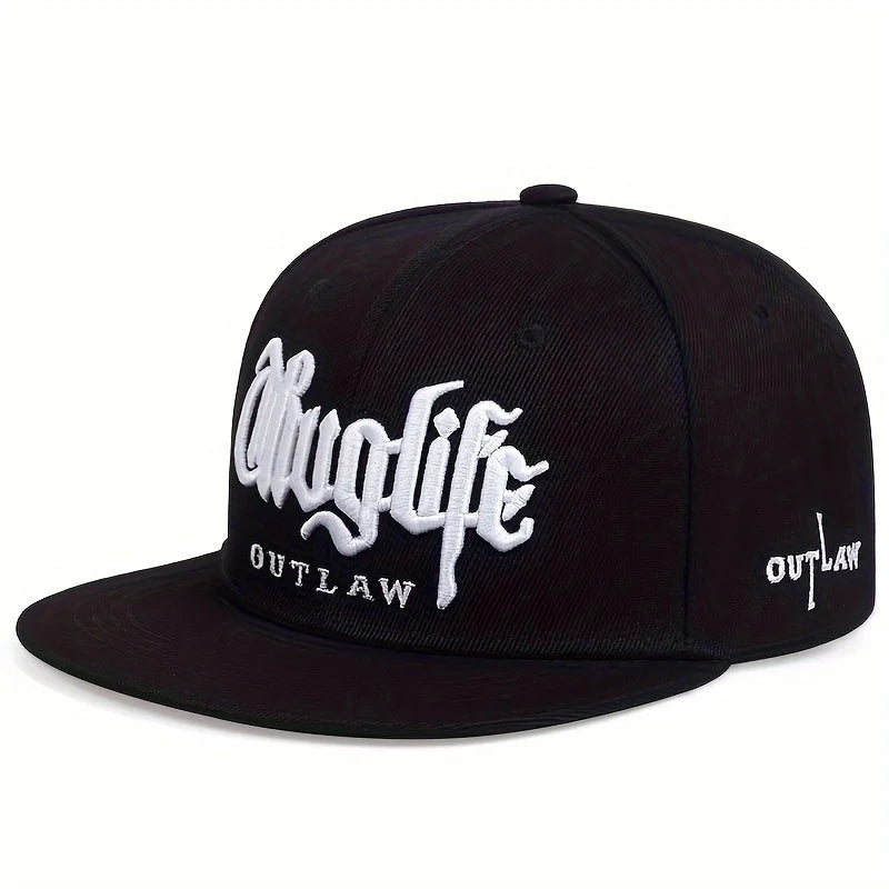 Thug Life Embroidered Fashion Snapback Cap