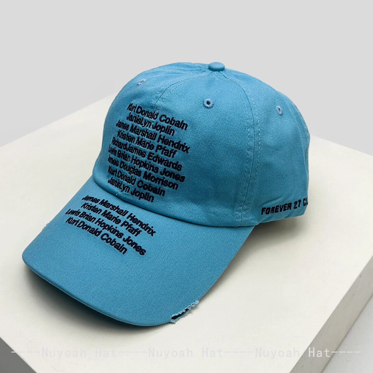 Korean Letter Embroidery Baseball Cap Unisex Retro Peaked Caps Fashionable Outdoor Simple Ins Design