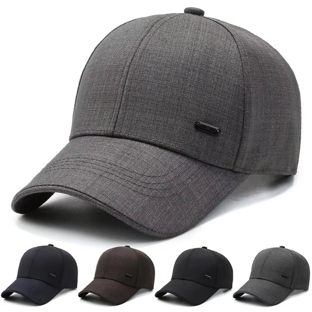 Trendy Outdoor Men's Suit Material Baseball Cap Korean Style Adjustable