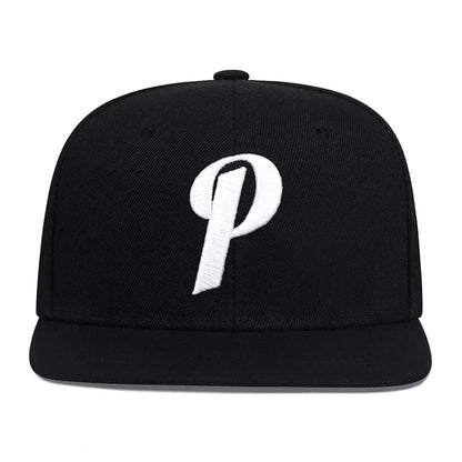 Unisex P Letter Embroidery Hip-Hop Hats Spring And Autumn