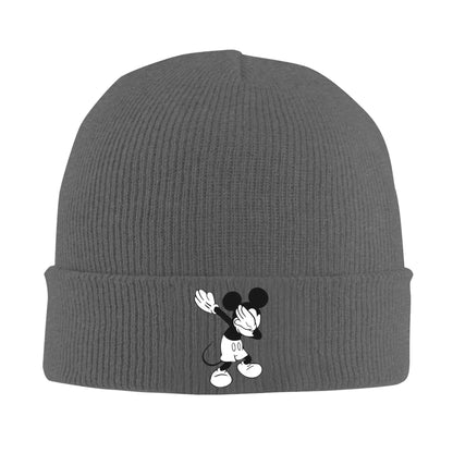 Minnie Mouse Mickey Knitted Caps For Women Men Beanie Winter Hats