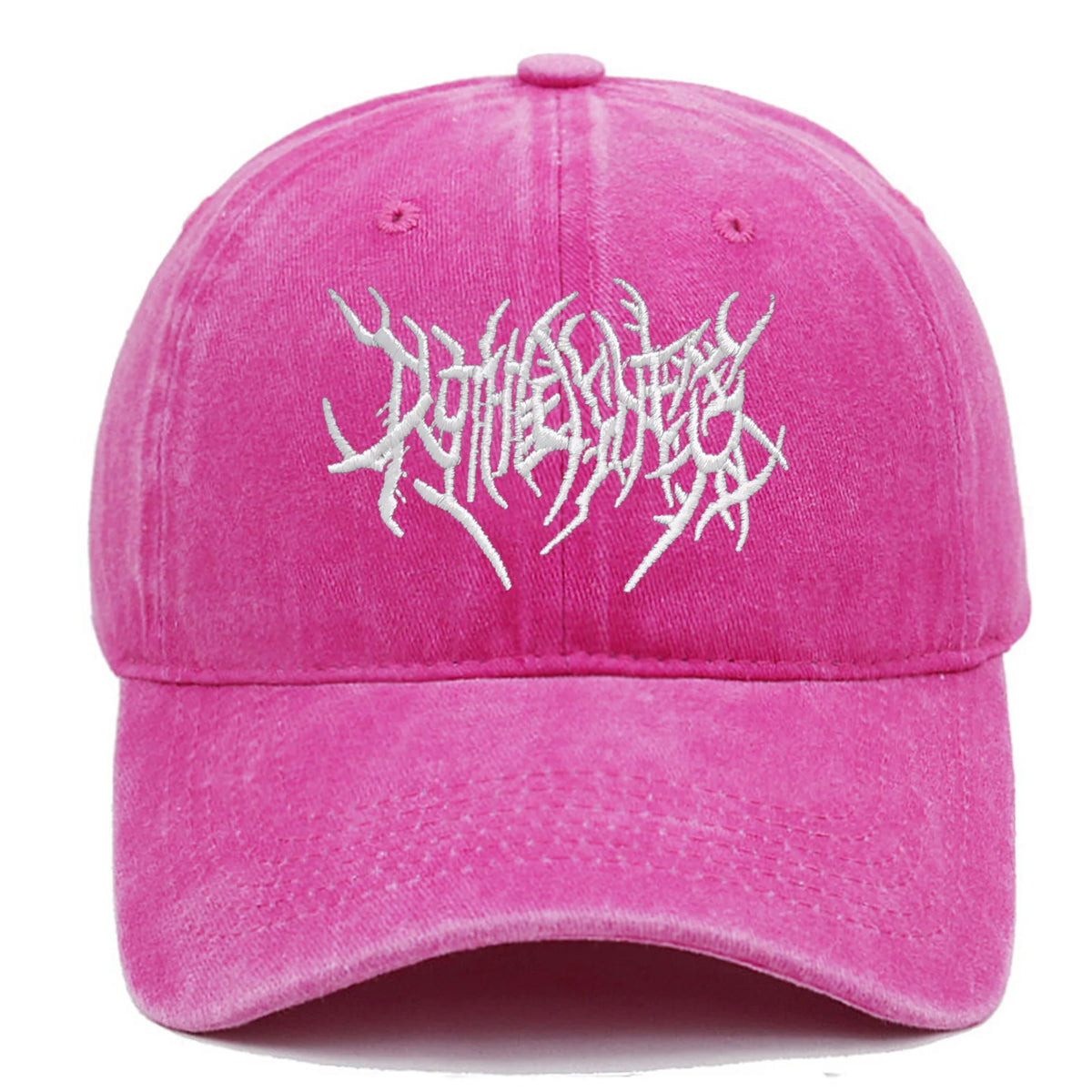 Vintage Washed Punk Hip Hop Baseball Cap Embroidered Dad Hat Vintage Classic Style