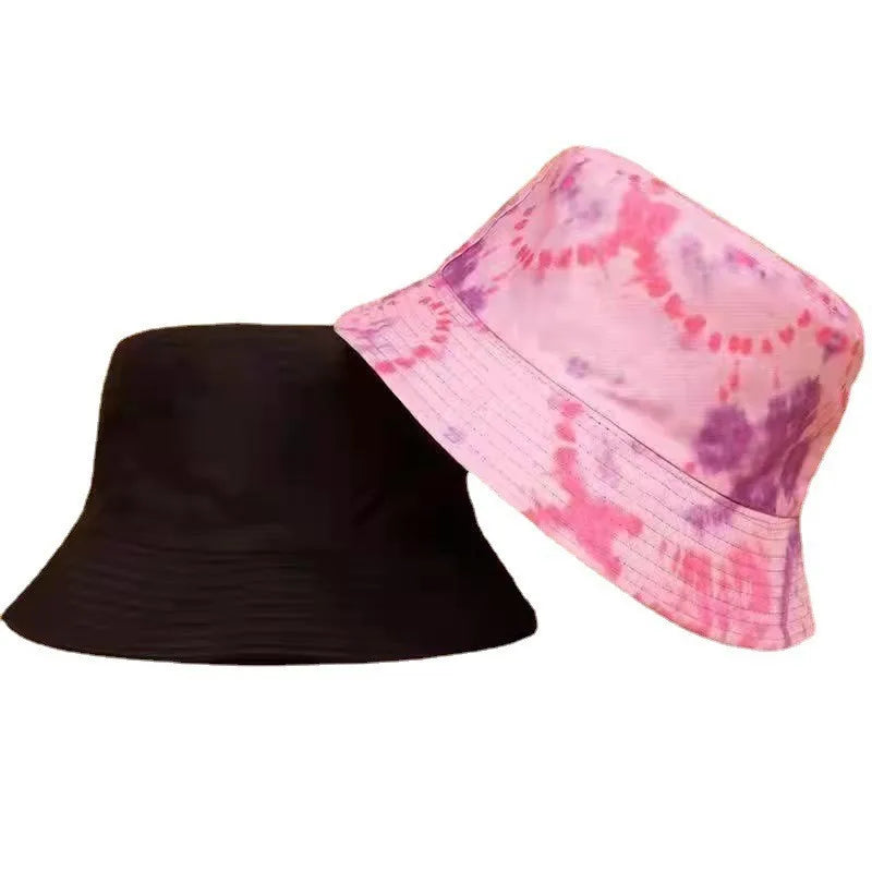 Street Graffiti Men's Bucket Hat Double-Sided Hip Hop Outdoor