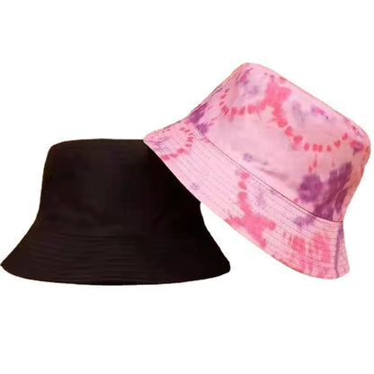 Street Graffiti Men's Bucket Hat Double-Sided Hip Hop Outdoor