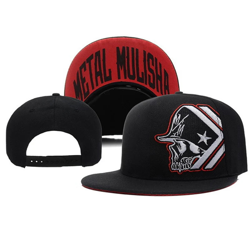 Unisex Skeleton Embroidery Baseball Cap Women