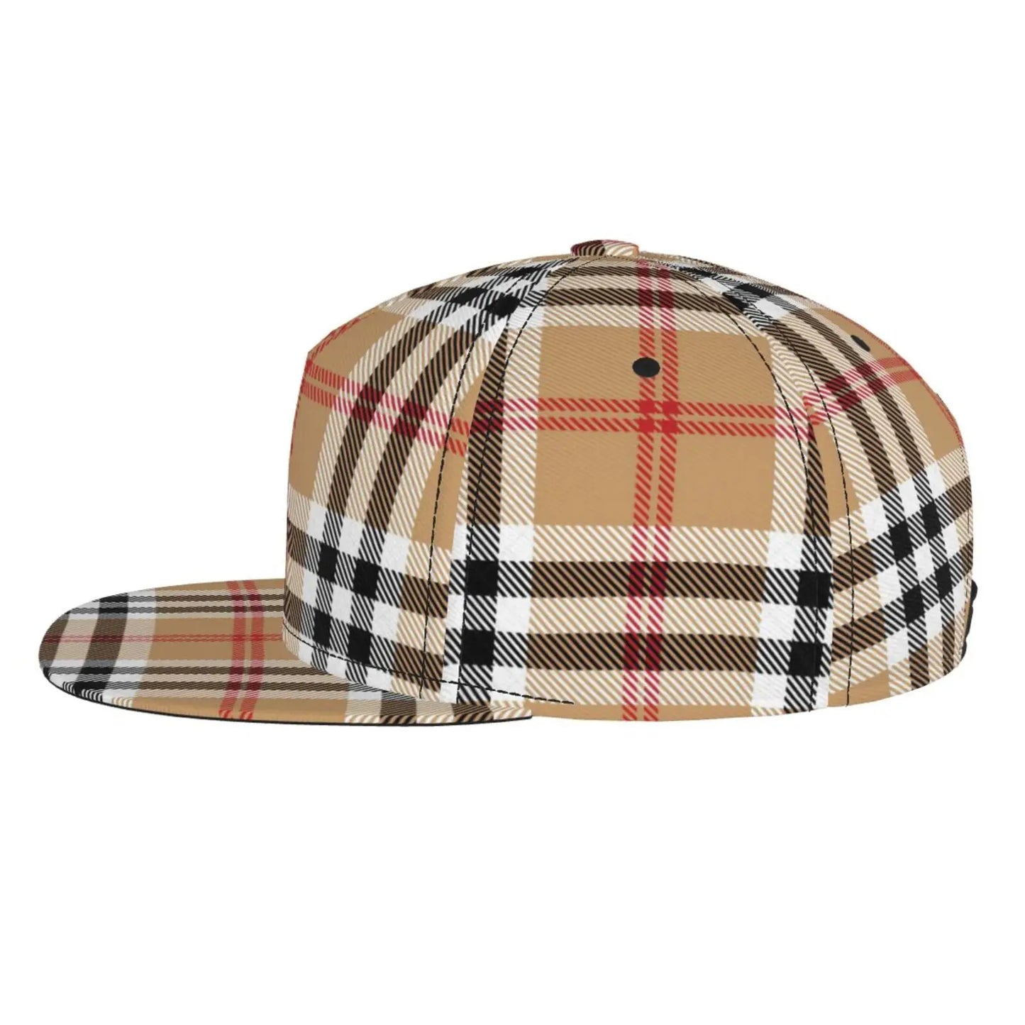 Unisex Check Stripe Retro Baseball Hats Outdoor