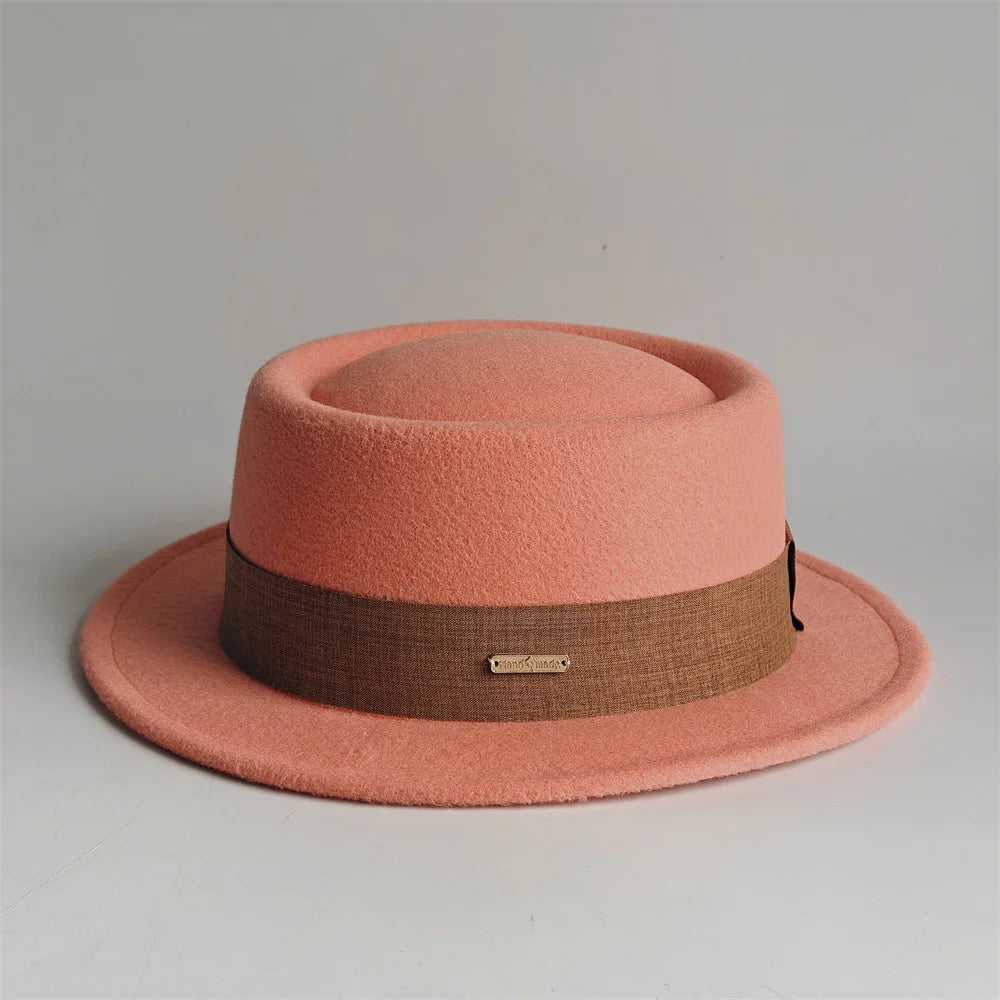Autumn/Winter Fedora Hat For Women Soft Felt Hat - French Style Retro French