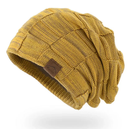 Winter Hat Warm Plus Size Outdoor Knitted Male Female Wool Bobble Hat
